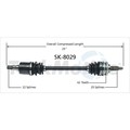 Surtrack Axle Cv Axle Shaft, Sk-8029 SK-8029